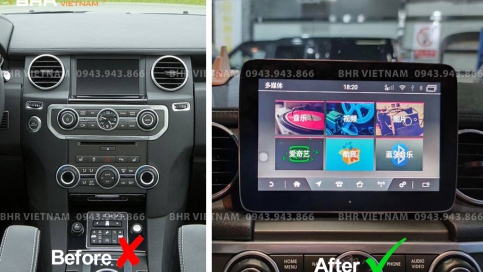Màn hình DVD Android xe Land Rover Discovery LR4 2009 - 2016 | Màn hình Flycar